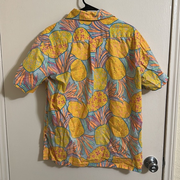 EUC Chubbies The Nutter Pineapple Short Sleeve Button Down Shirt Medium - Picture 4 of 4